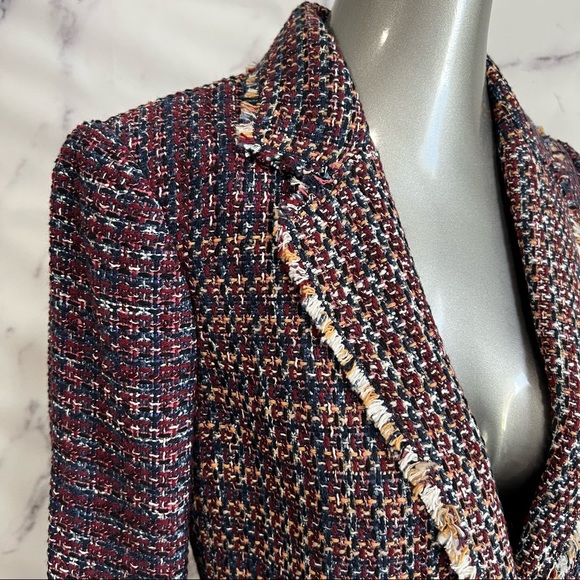 Rebecca Taylor Blanket Tweed Jacket Blazer - Picture 3 of 7